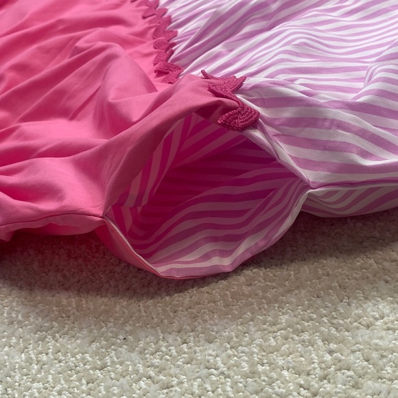 Entro Pink and White Striped Kids Dress Size M - Picture 8 of 16